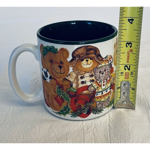 Christmas Mug Beary Christmas by Kathy Rogers for Potpourri Designs 1993 Vintage - Picture 5 of 8